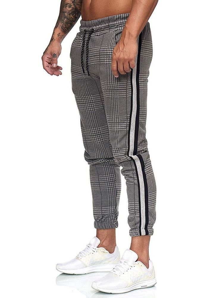 Männer Farbblock Bleistifthose Patchwork Casual Four Seasons Casual Pants