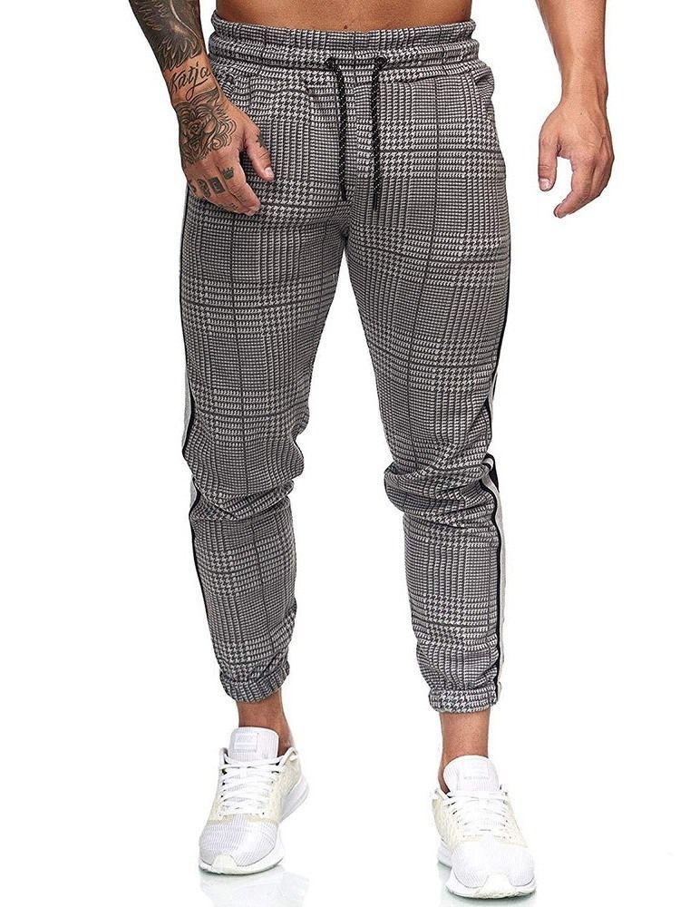 Männer Farbblock Bleistifthose Patchwork Casual Four Seasons Casual Pants