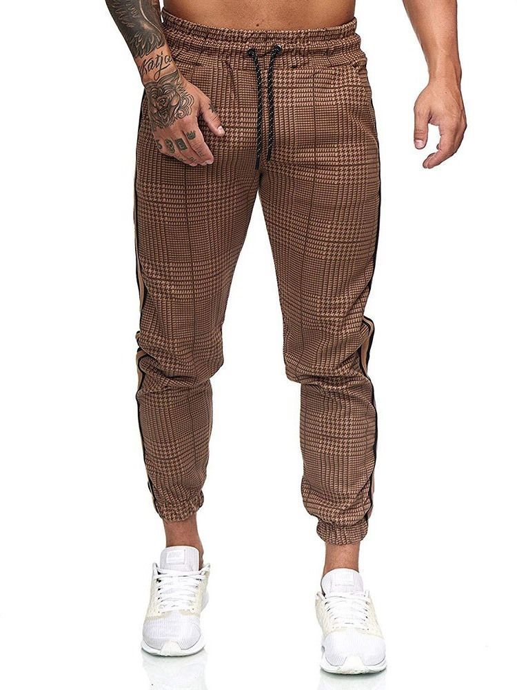 Männer Farbblock Bleistifthose Patchwork Casual Four Seasons Casual Pants