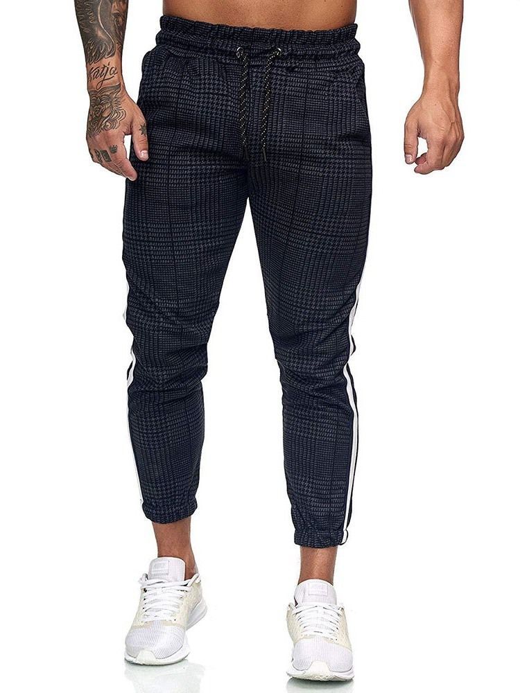 Männer Farbblock Bleistifthose Patchwork Casual Four Seasons Casual Pants