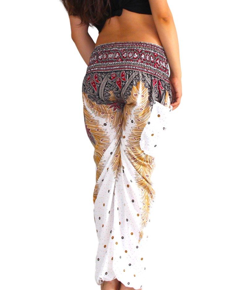 Print Yoga Damen Pumphose