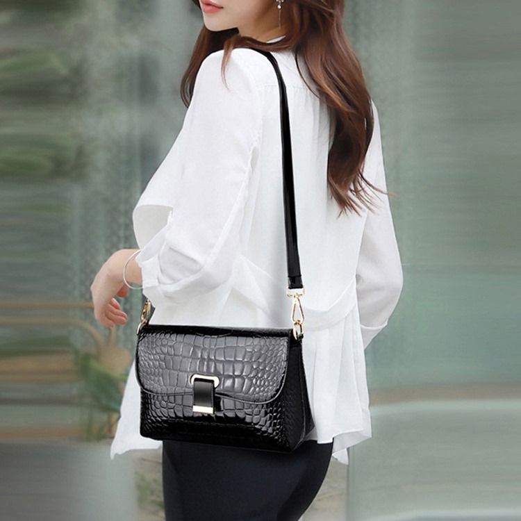 Mode Pu Alligator Crossbody Damentaschen