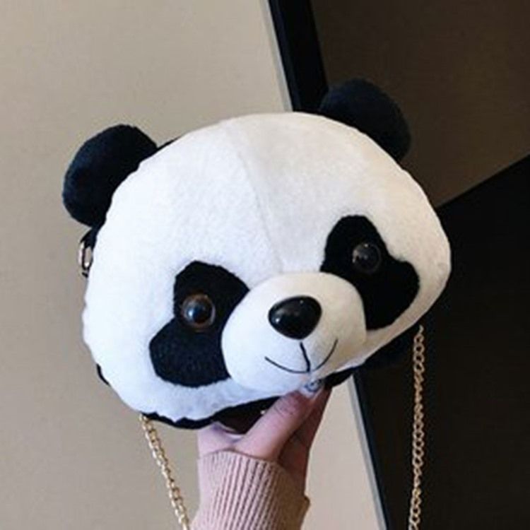 Panda Umhängetaschen Aus Polyester Mit Kette