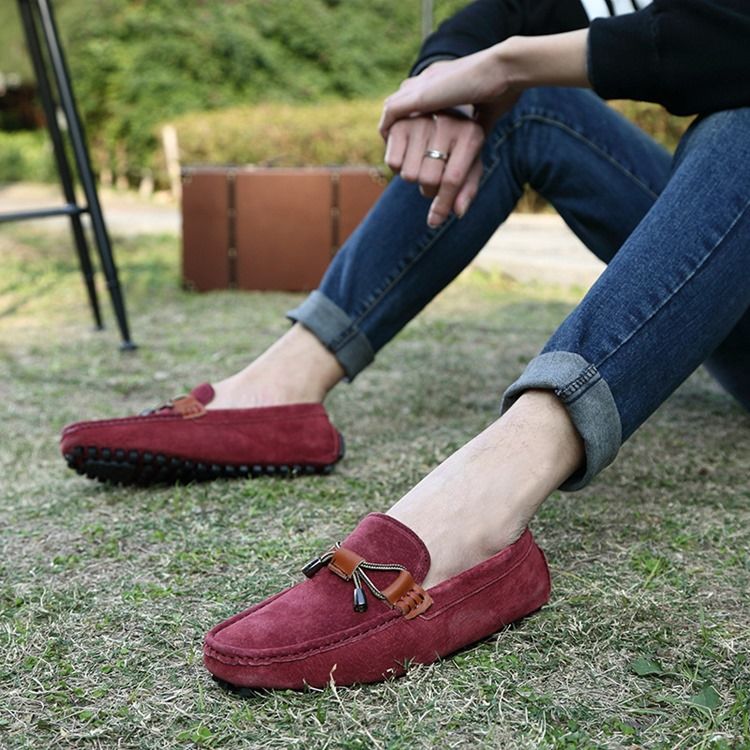 Einfarbige Low-cut-slipper Für Herren