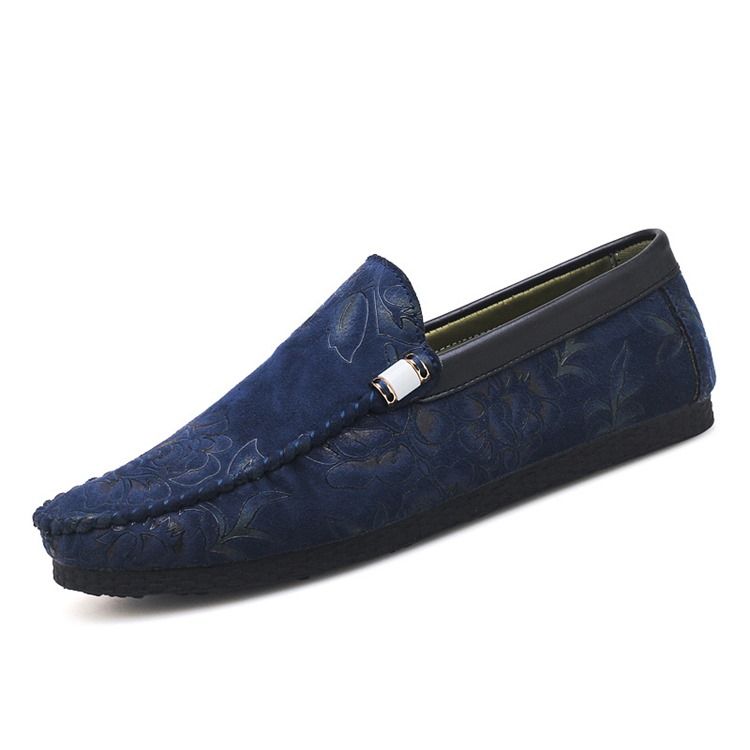 Floral Low-cut Upper Herren-loafer Lo