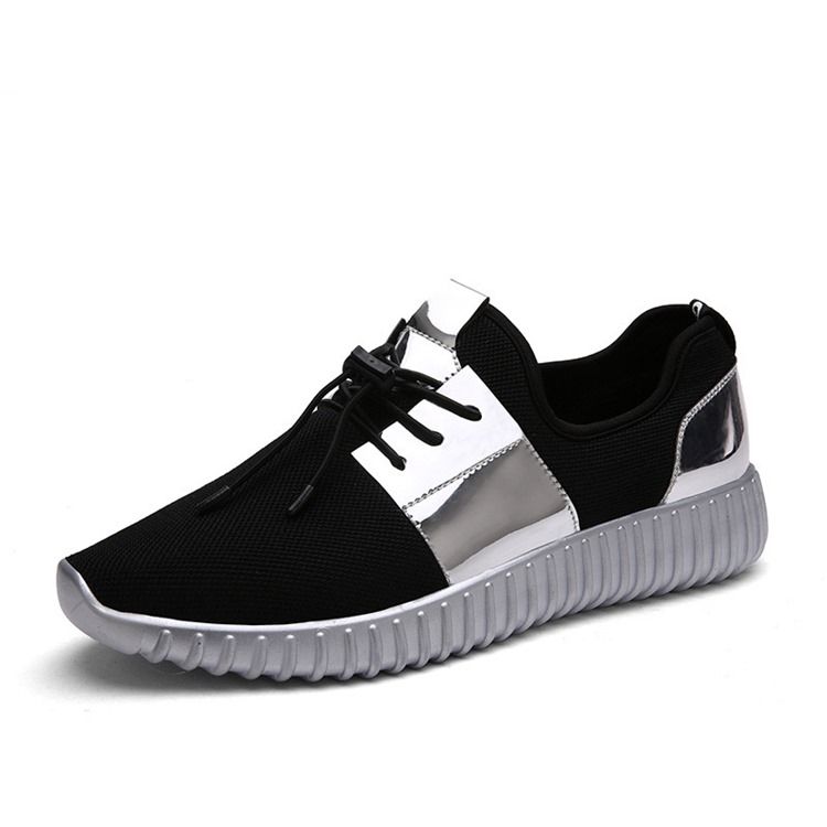 Herren Plateau-low-cut-sneaker Aus Pu Mit Schnürung