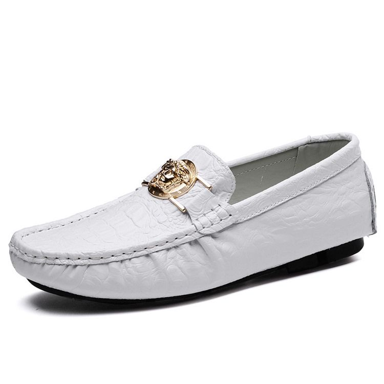 Herren Slip-on Low-cut Upper Plain Pu Freizeitschuhe