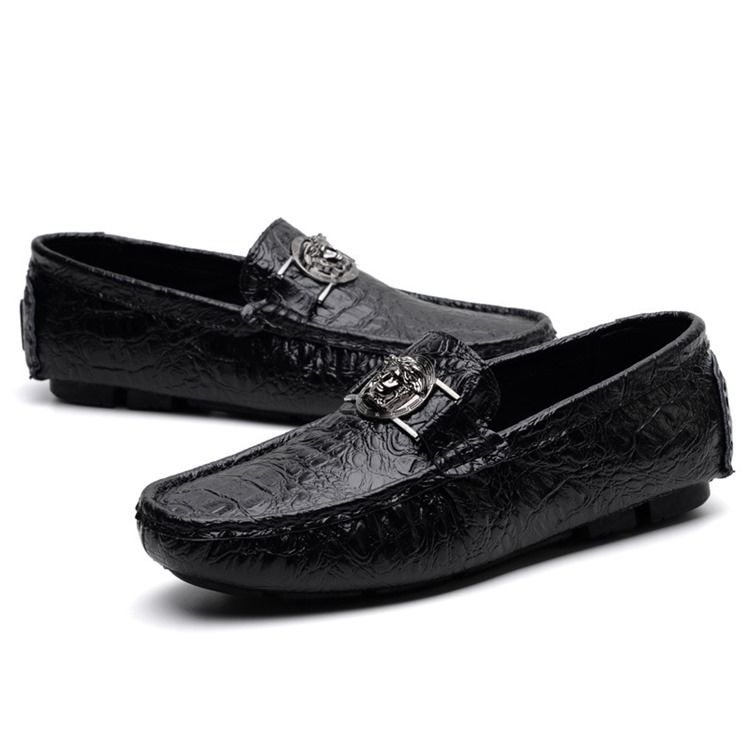 Herren Slip-on Low-cut Upper Plain Pu Freizeitschuhe