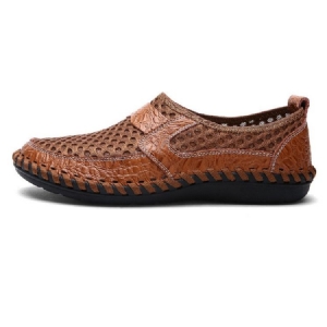 Mesh Hollow Slip-on Herrenschuhe