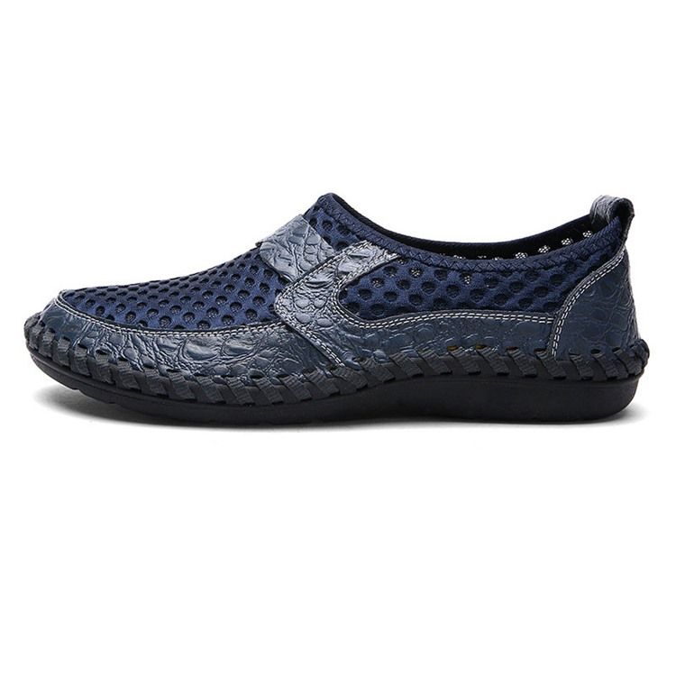 Mesh Hollow Slip-on Herrenschuhe