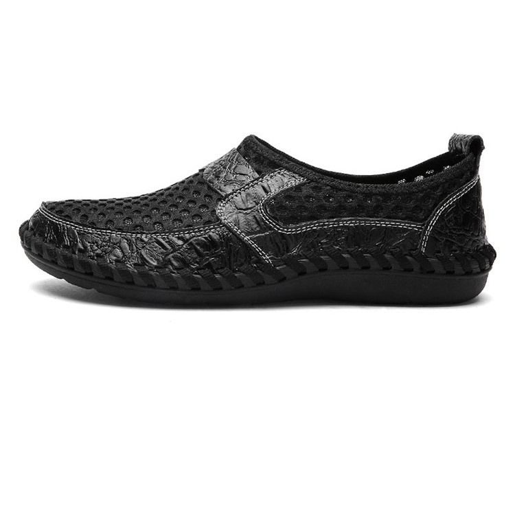 Mesh Hollow Slip-on Herrenschuhe