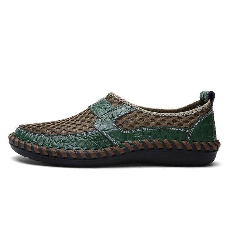 Mesh Hollow Slip-on Herrenschuhe