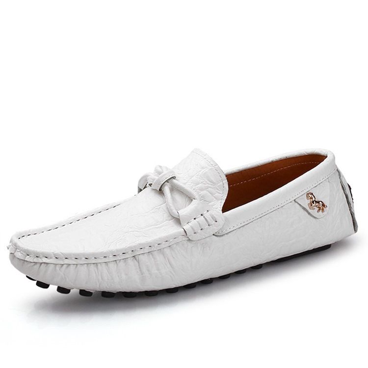 Plain Round Toe Slip-on Herren Freizeitschuhe