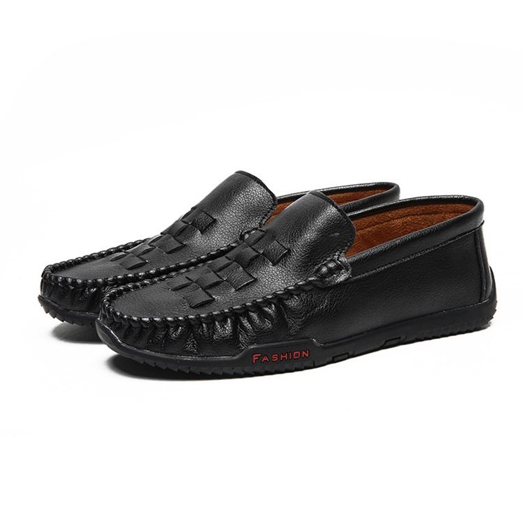 Plain Slip-on Round Toe Slip-on Herren Freizeitschuhe