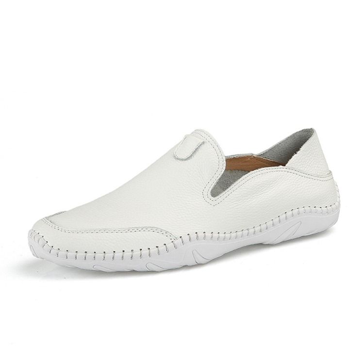 Pu Slip-on Round Toe Herren Bequeme Loafer