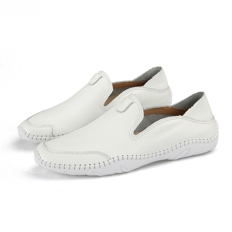 Pu Slip-on Round Toe Herren Bequeme Loafer