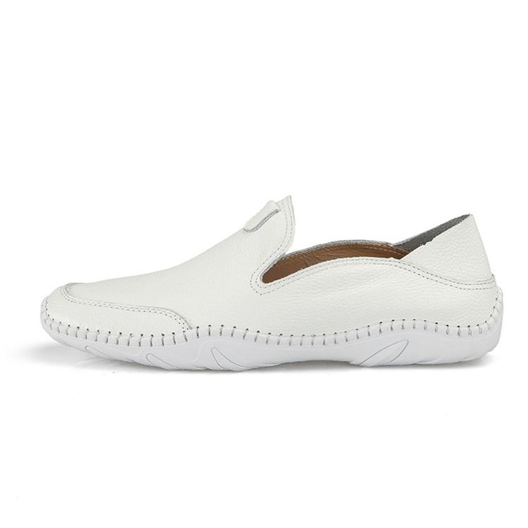 Pu Slip-on Round Toe Herren Bequeme Loafer