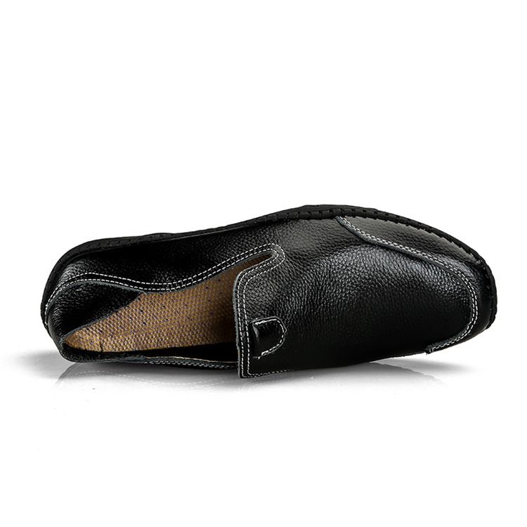 Pu Slip-on Round Toe Herren Bequeme Loafer