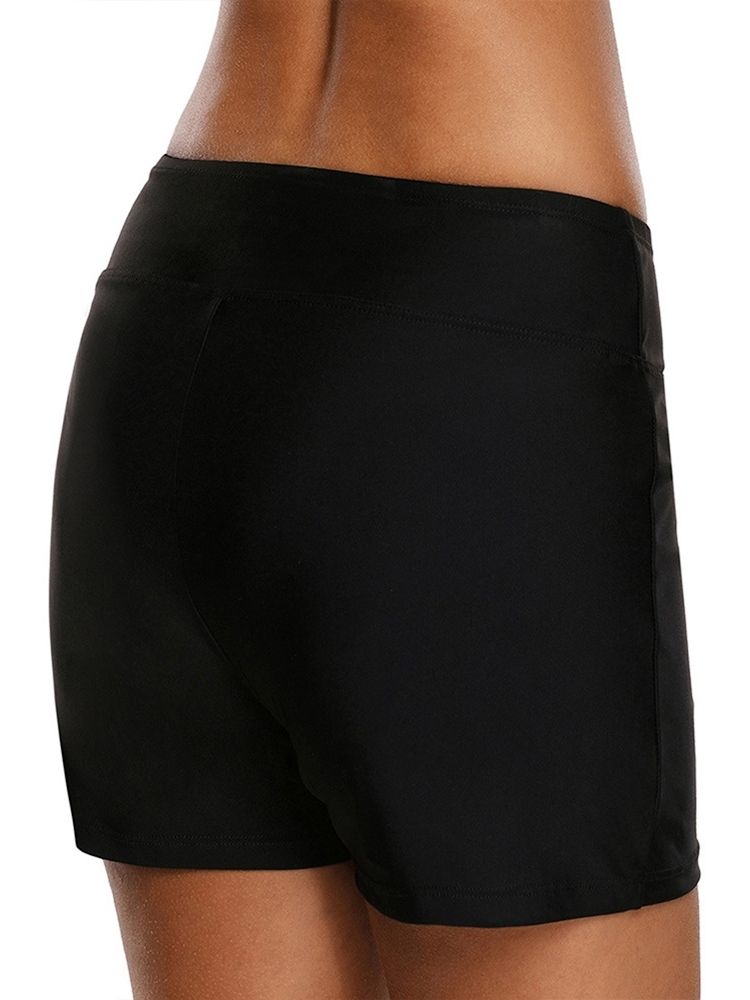 Einfache Boardshorts Für Damen Mit Knöpfen