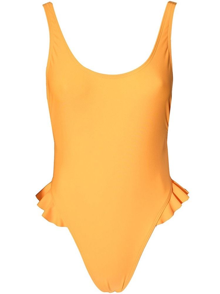 Frauen Einfarbig Sexy Stretchy Micro Bademode Swim