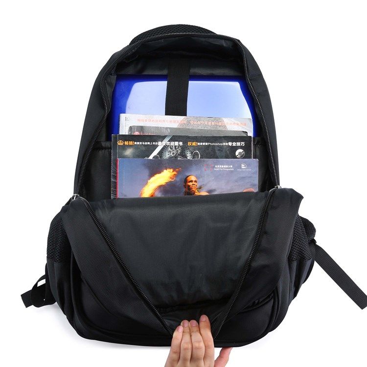 Einfache Büro-polyester-rucksack-laptop-taschen