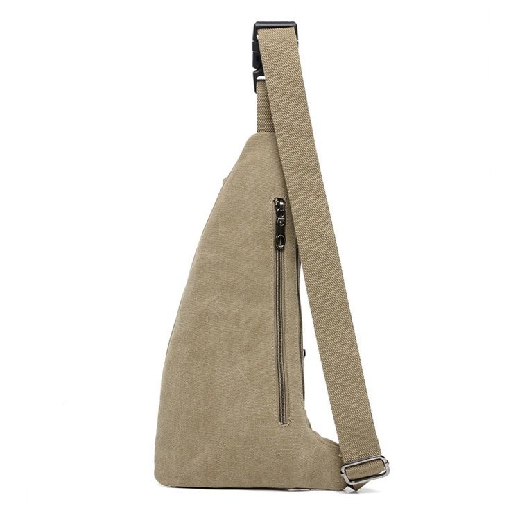 Europäische Patchwork Canvas Sling Bags S