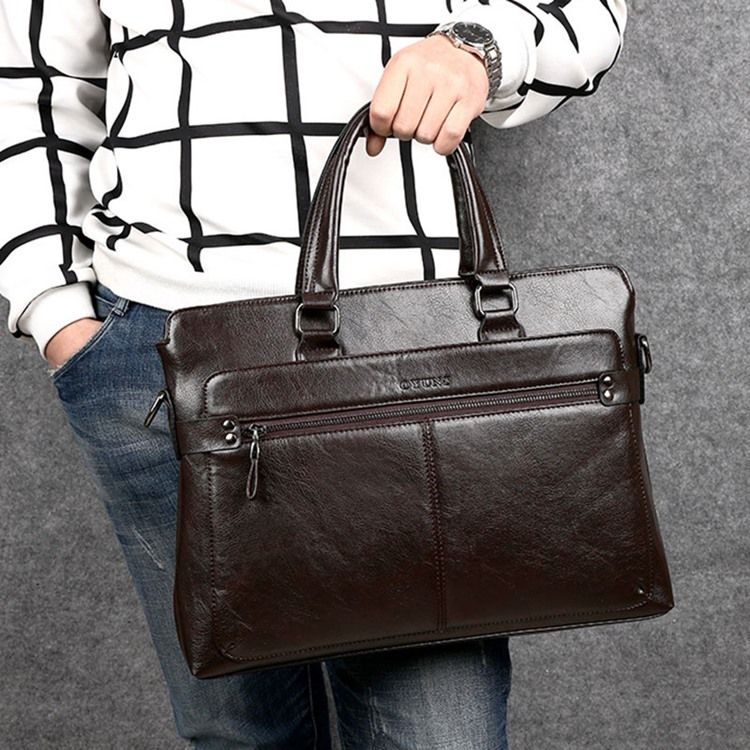 Großzügige Business-handtasche Für Herren