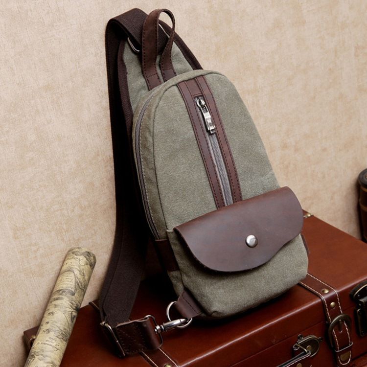 Herren European Patchwork Sling Bags