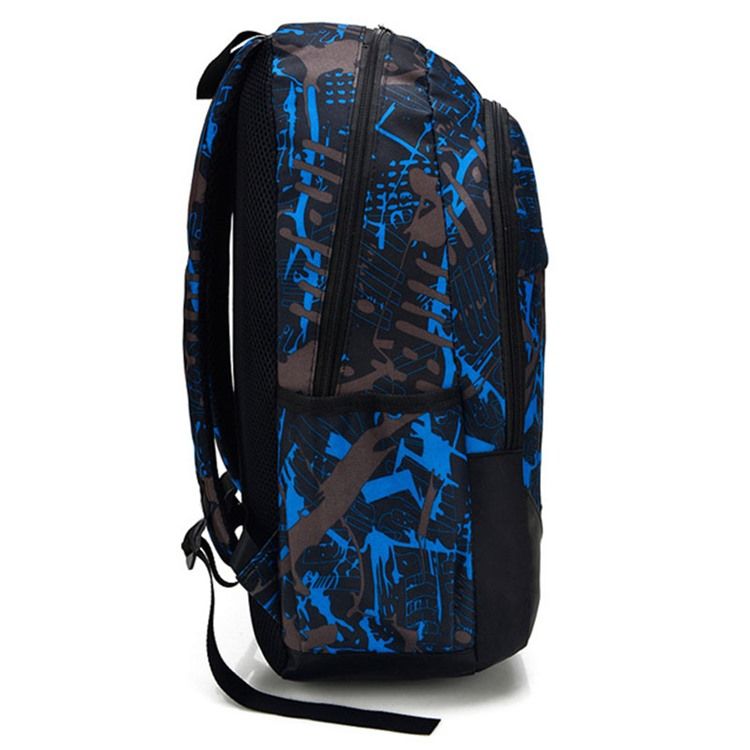 Herren Rucksack Mit Modischem Camouflage-muster Aus Canvas