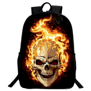 Herrenrucksack Im Koreanischen Stil Mit Totenkopfdruck