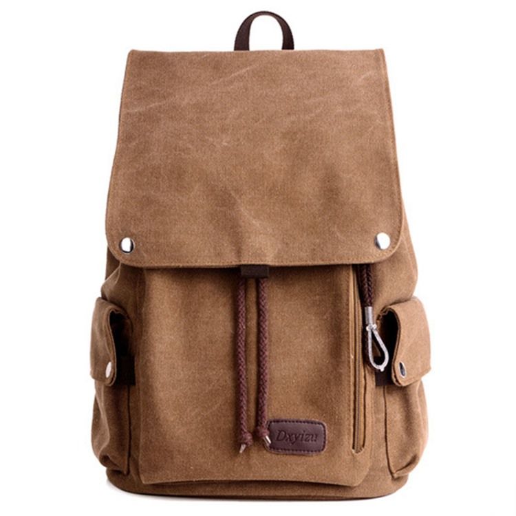 Leichter Canvas Rucksack Für Herren Im Koreanischen Stil