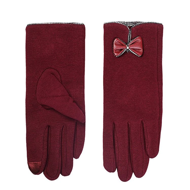 Damen Casual Bowknot Winterhandschuhe