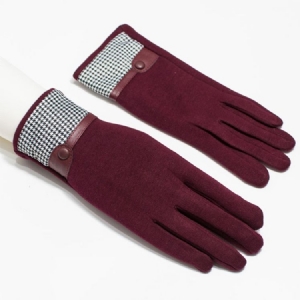 Damen-damen-damen-handschuhe Zum Warmhalten Mit Punkten