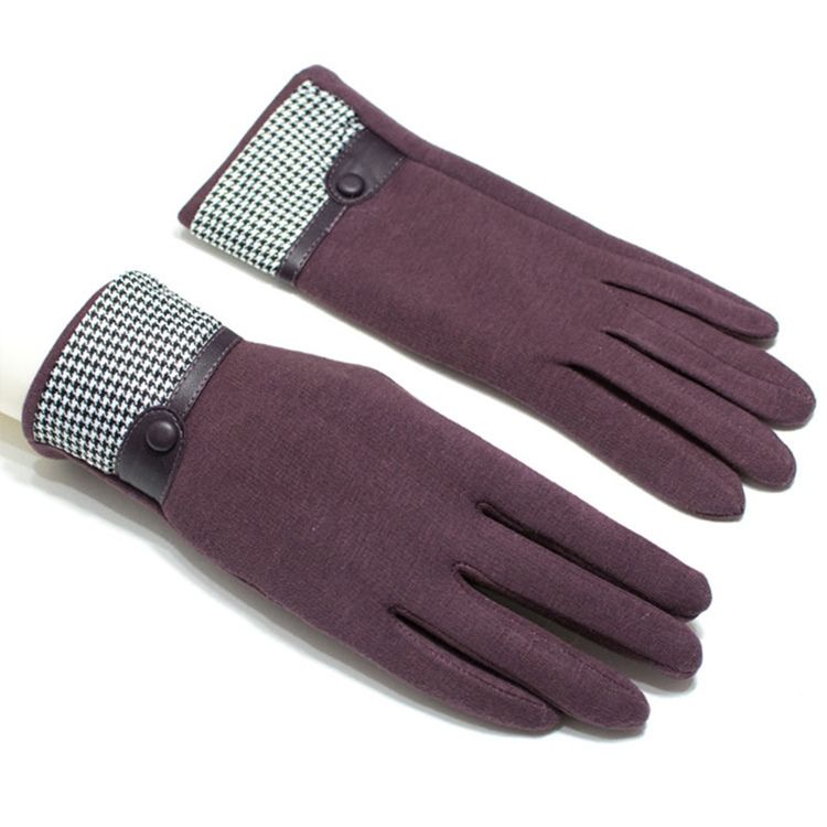 Damen-damen-damen-handschuhe Zum Warmhalten Mit Punkten