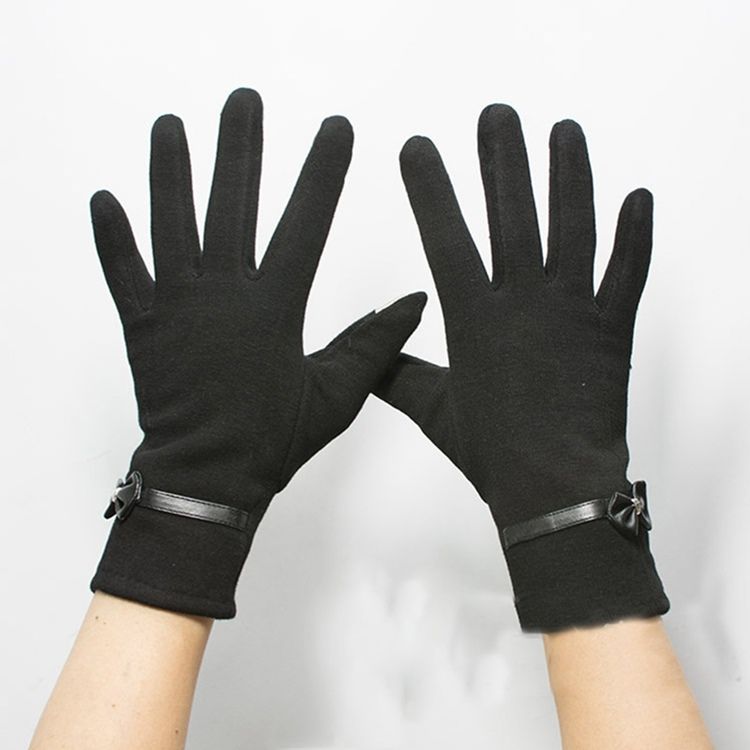 Damen-damen-damen-handschuhe Zum Warmhalten Mit Punkten