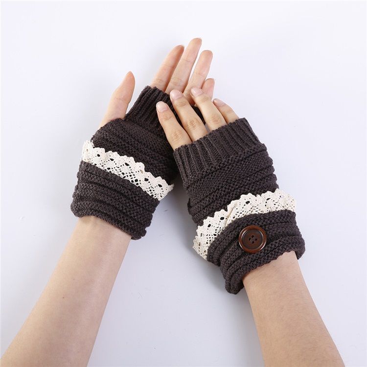 Damen-knopf-touch-screen Casual Winter-handschuhe Glo