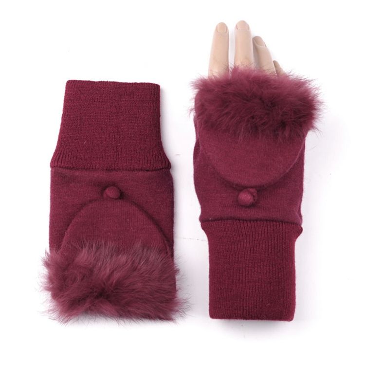 Damen Winter Keep Warm Flip Damenhandschuhe