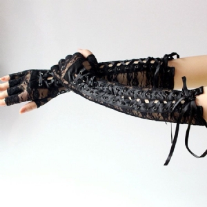 Halloween Gothic Lace Sexy Damenhandschuhe