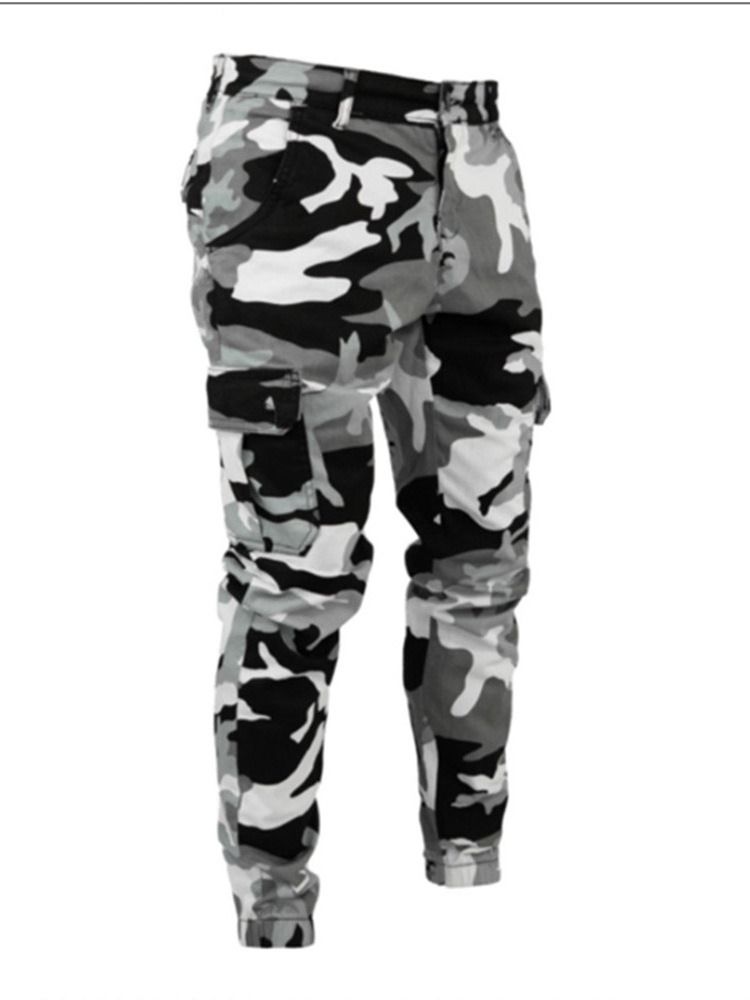 Bleistifthose Camouflage European Herren Jeans