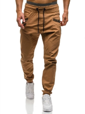 Cocket Color Block Schnür-herren Freizeitjeans