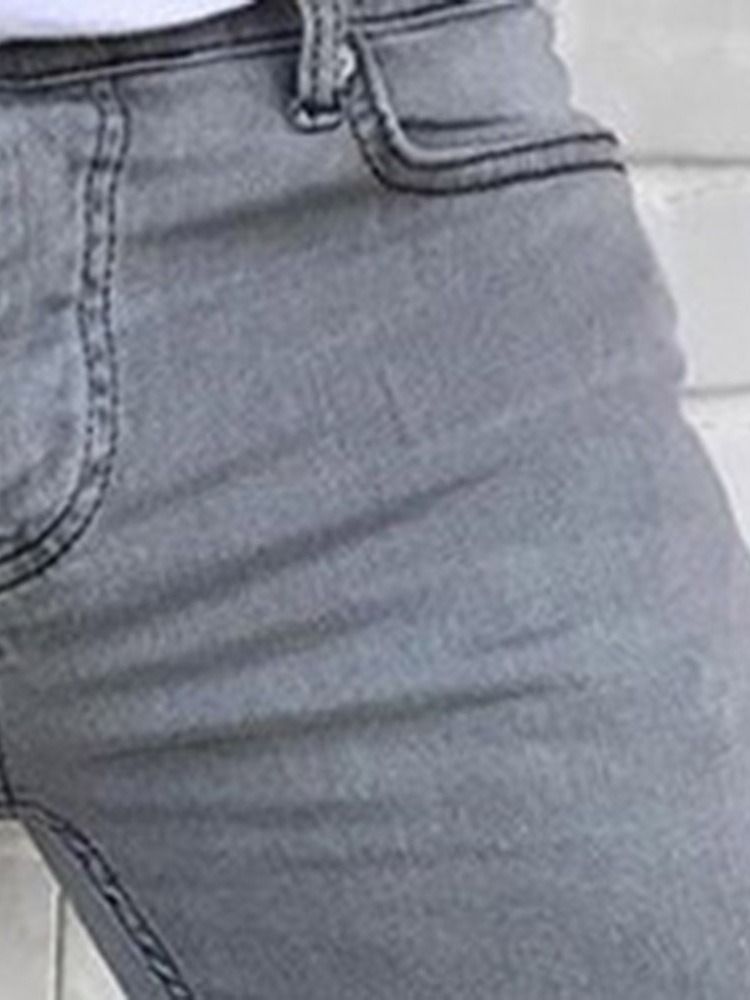 Einfache Herren Jeans Mit Reißverschluss