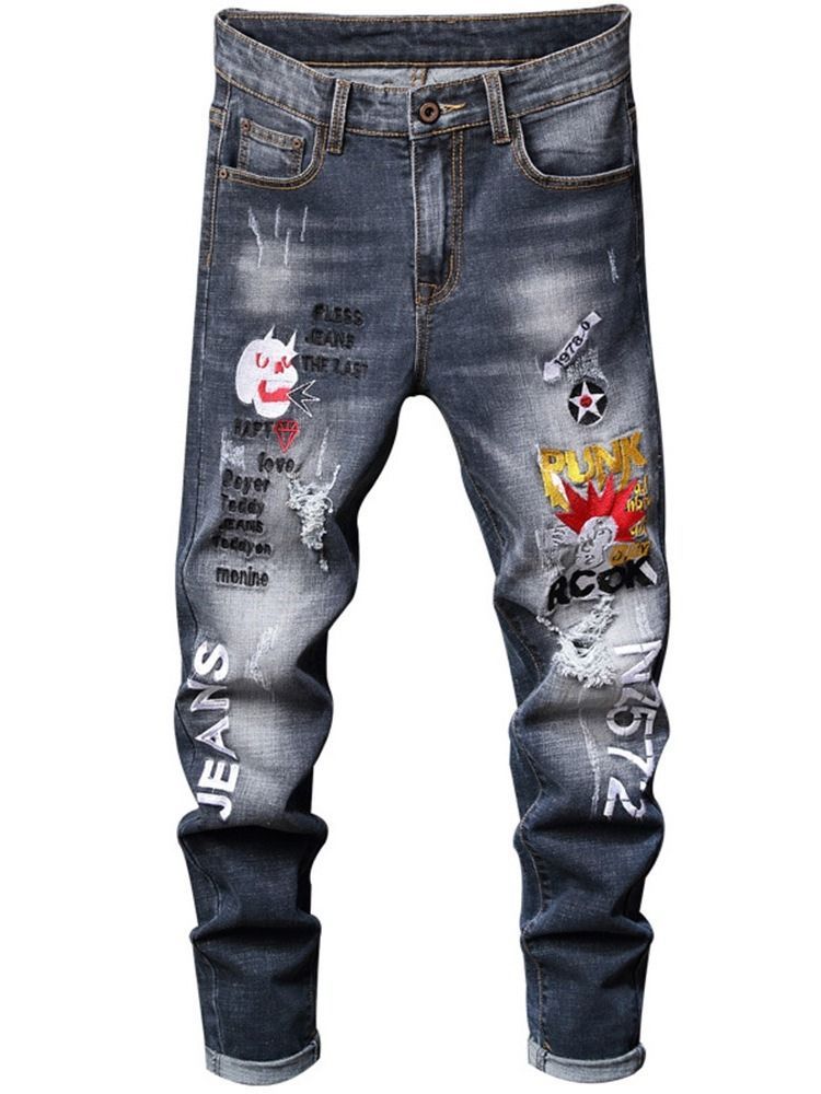 Männer Bleistifthose Freizeitjeans