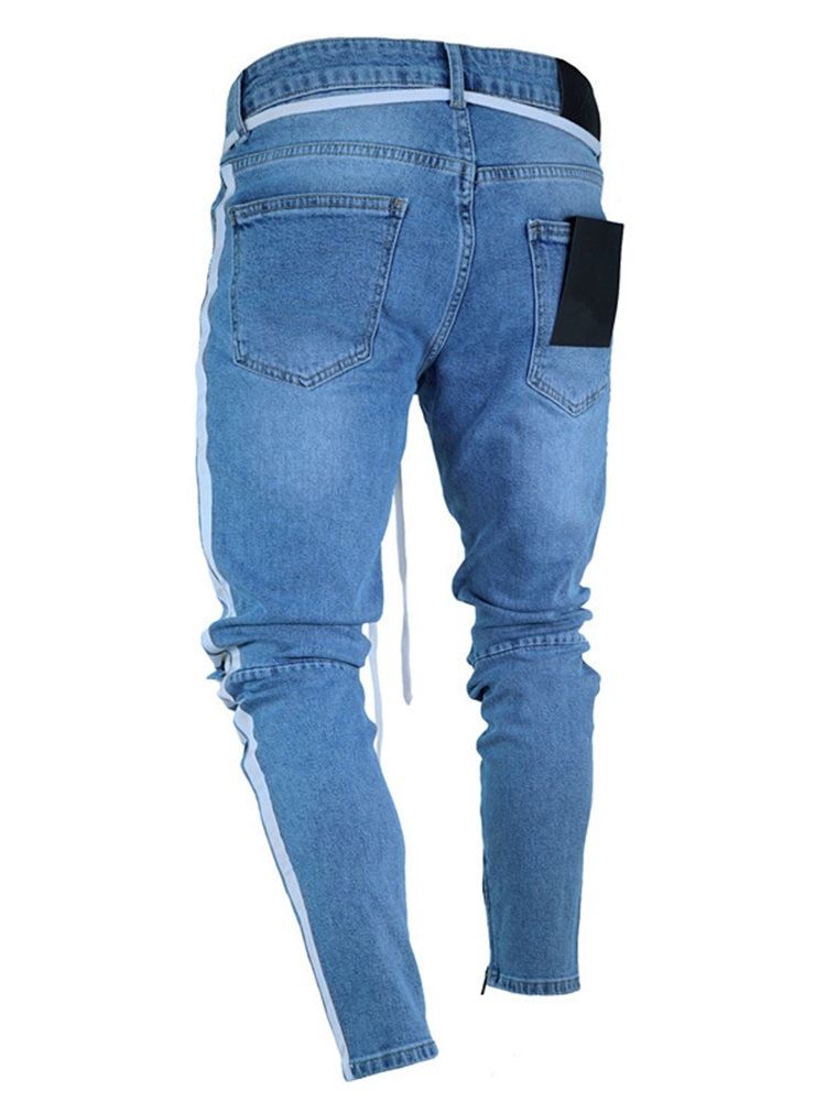 Pocket Herren Jeans Mit Mittlerer Taille