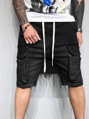 Schnüre Gerade Herren Cargoshorts