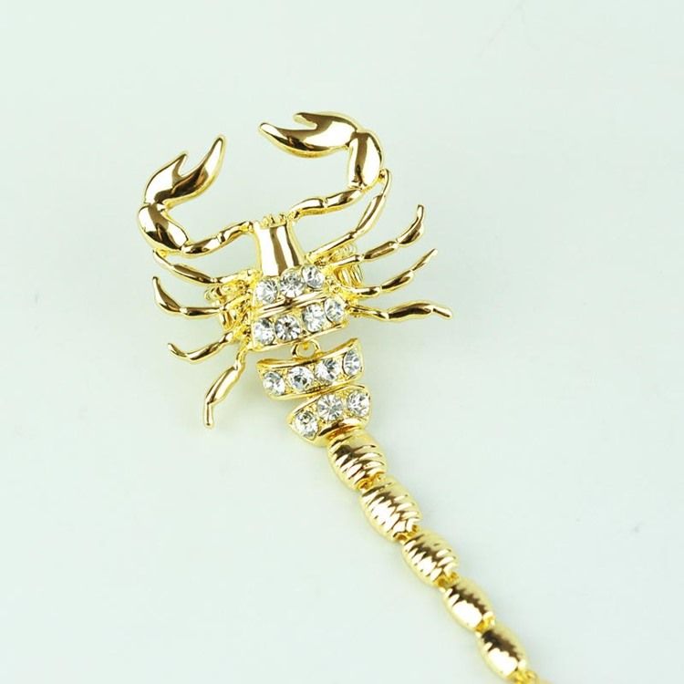 Scorpion Diamante Charm-armband