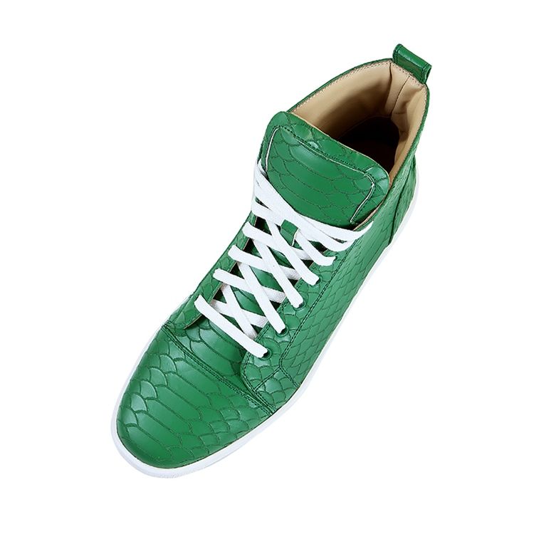 High-cut Upper Plain Lace-up Round Toe Skate Herrenschuhe