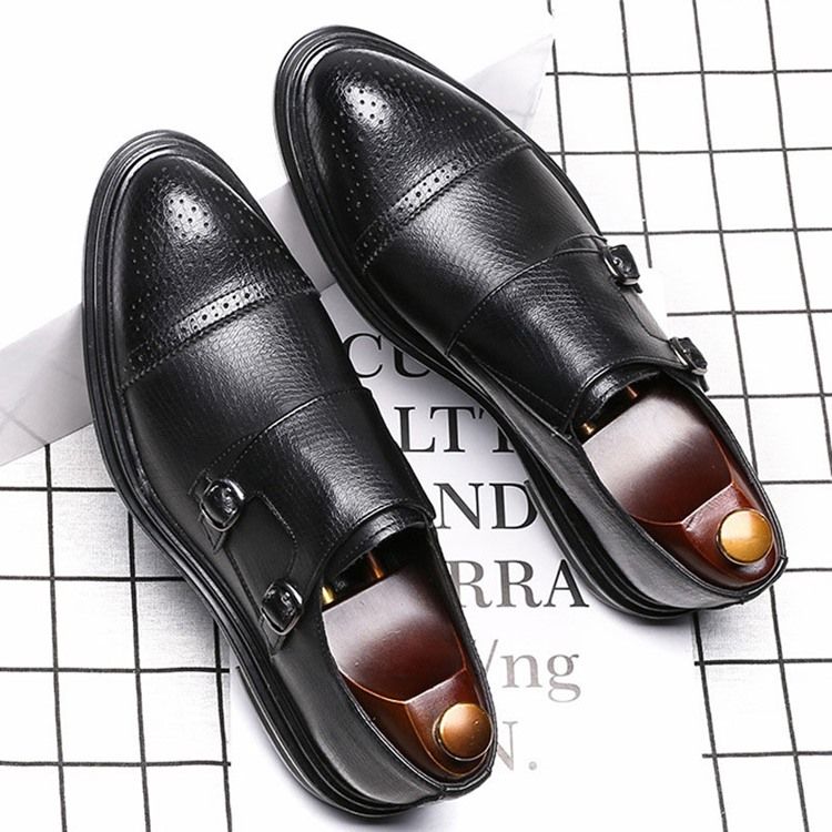 Low-cut Upper Plain Slip-on Herren Business Schuhe