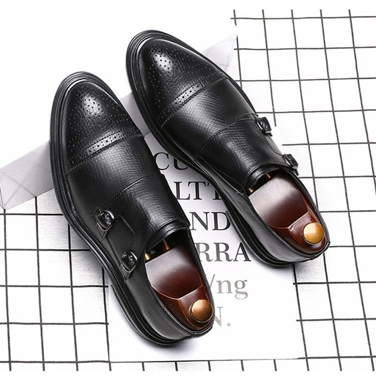 Low-cut Upper Plain Slip-on Herren Business Schuhe