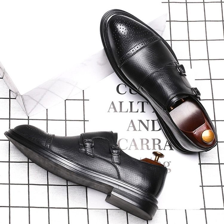 Low-cut Upper Plain Slip-on Herren Business Schuhe