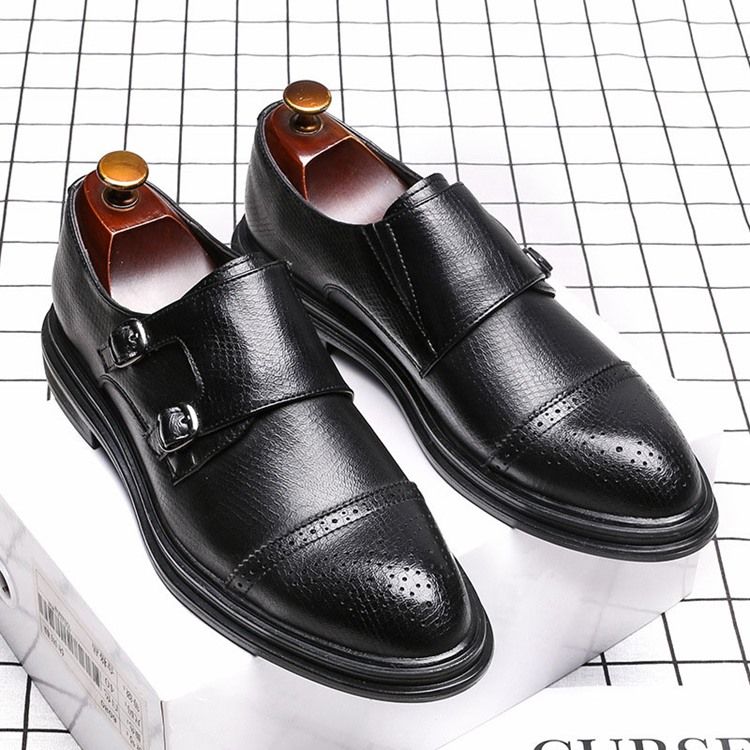 Low-cut Upper Plain Slip-on Herren Business Schuhe